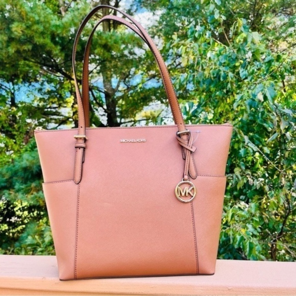 Michael Kors East West Large Tote Crossgrain Leather NWT